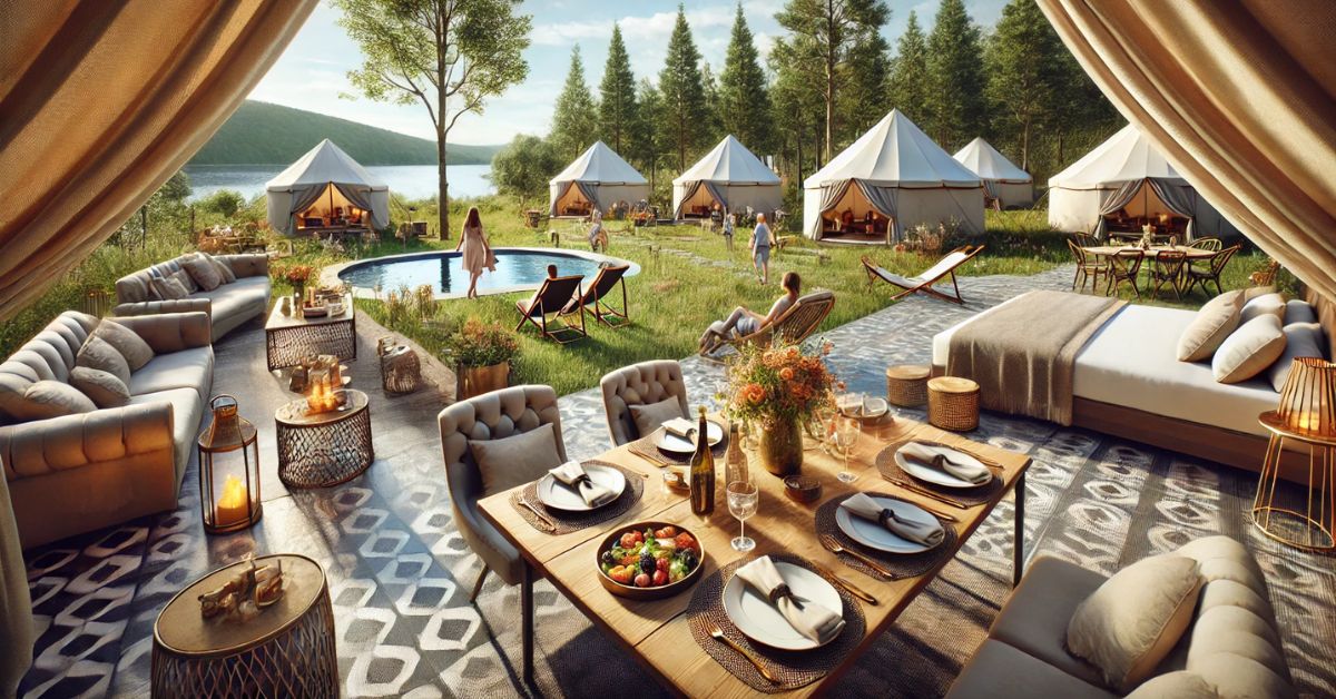All inclusive glamping