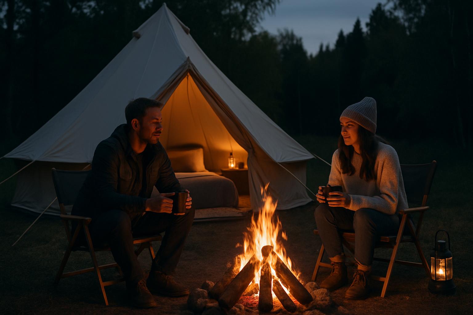 Glamping med bålhygge – Tips til mad og aktiviteter ved bålet