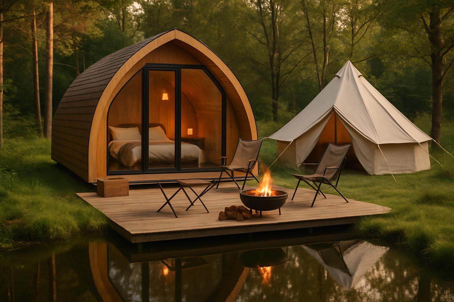 Glamping i hytter – Komfort og naturoplevelser i ét