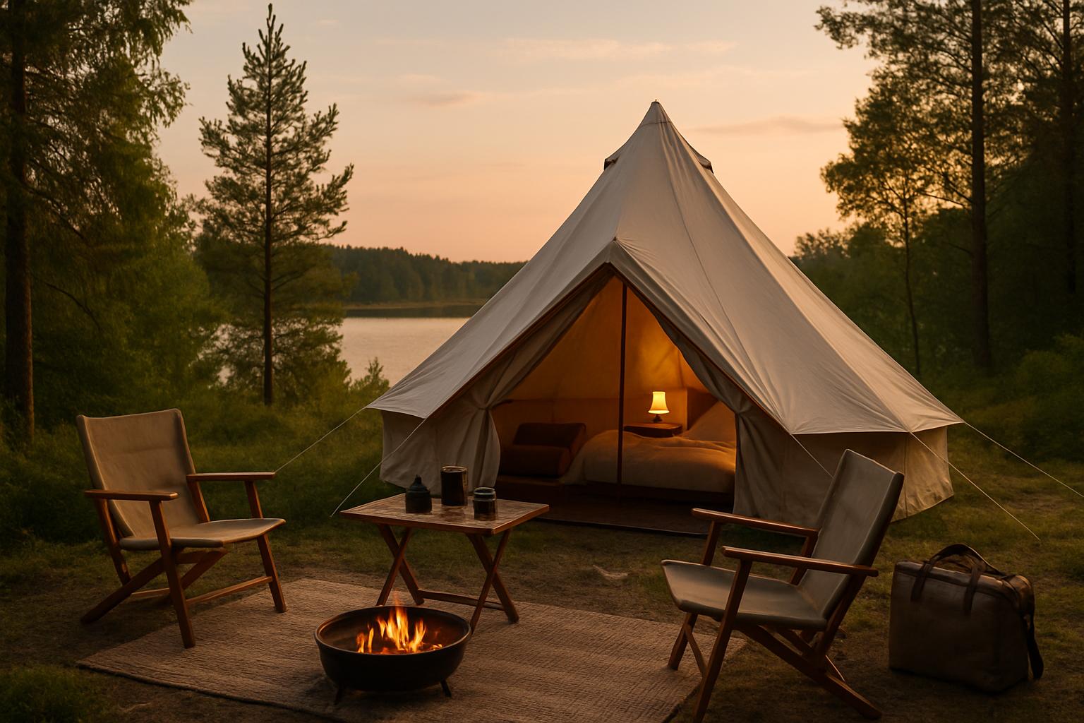 Glamping i naturen – Tæt på skov, strand og smukke udsigter