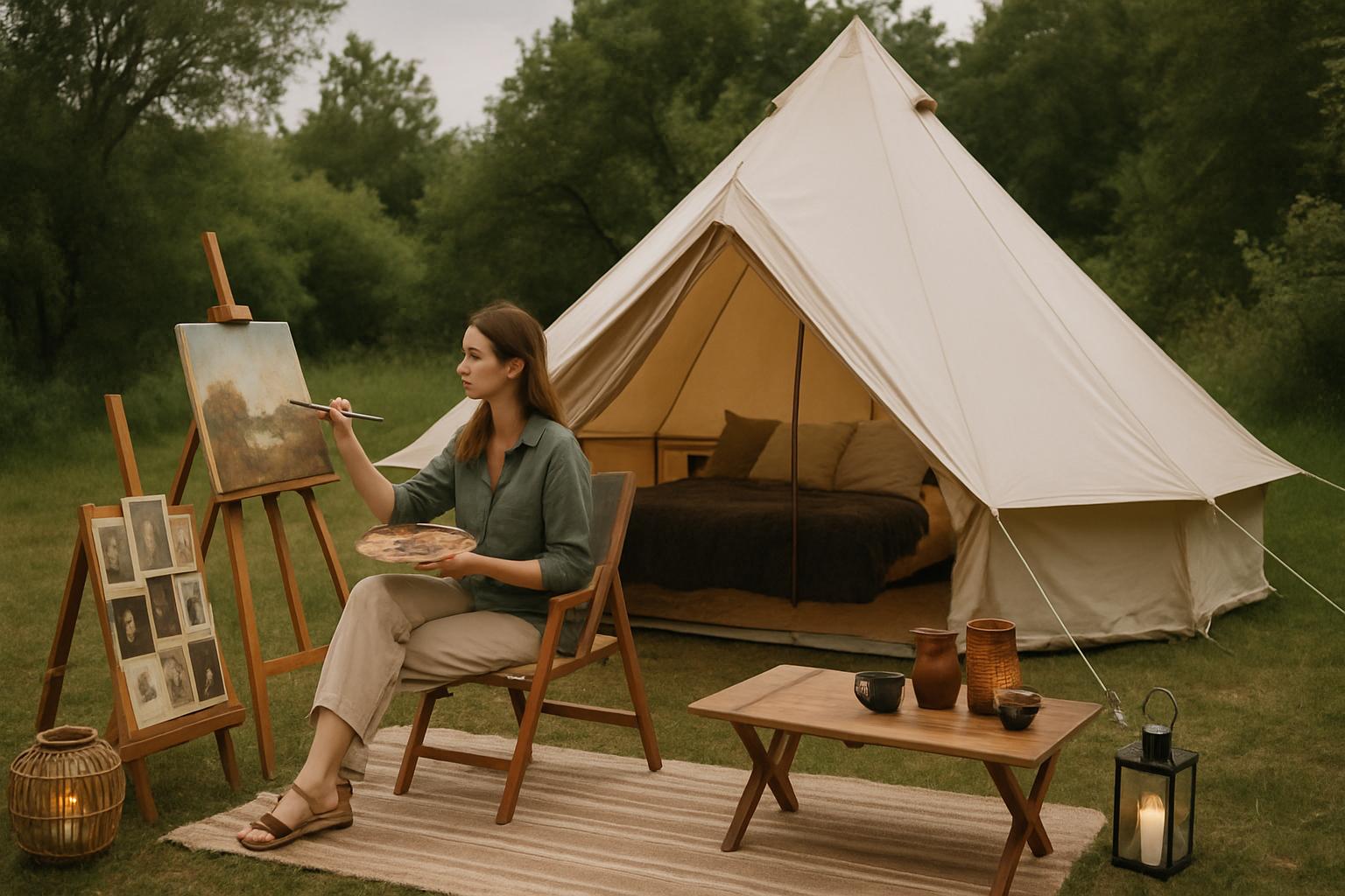 Glamping med kunst og kultur – Kombiner naturophold med events