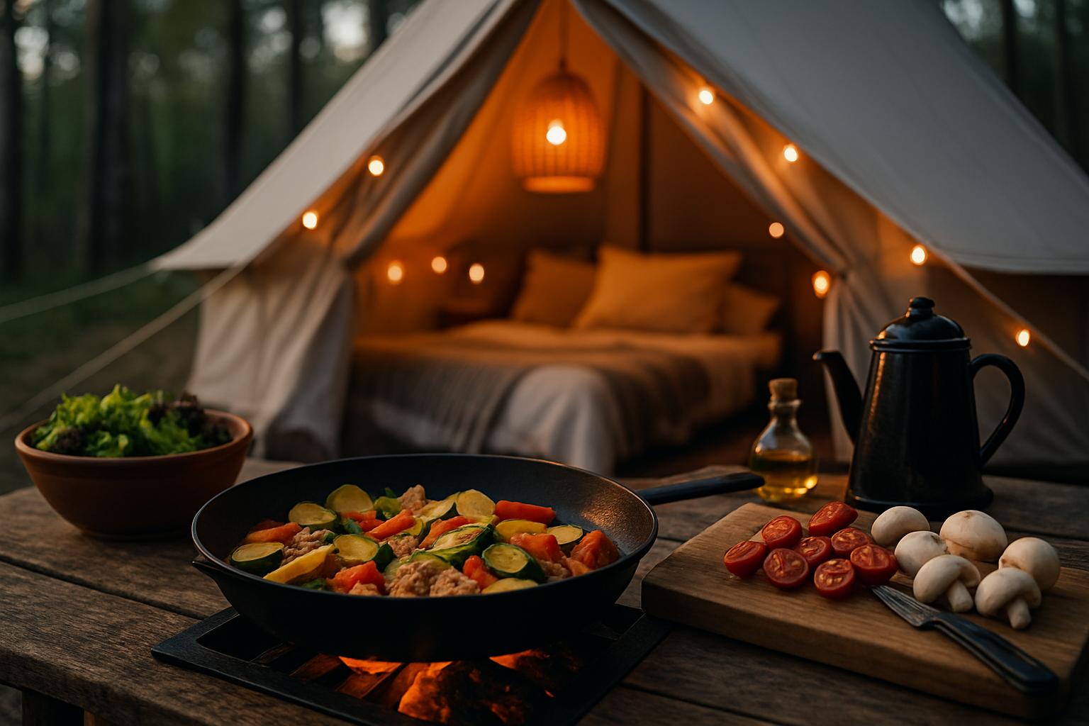 7 nemme opskrifter til lækker mad på glamping