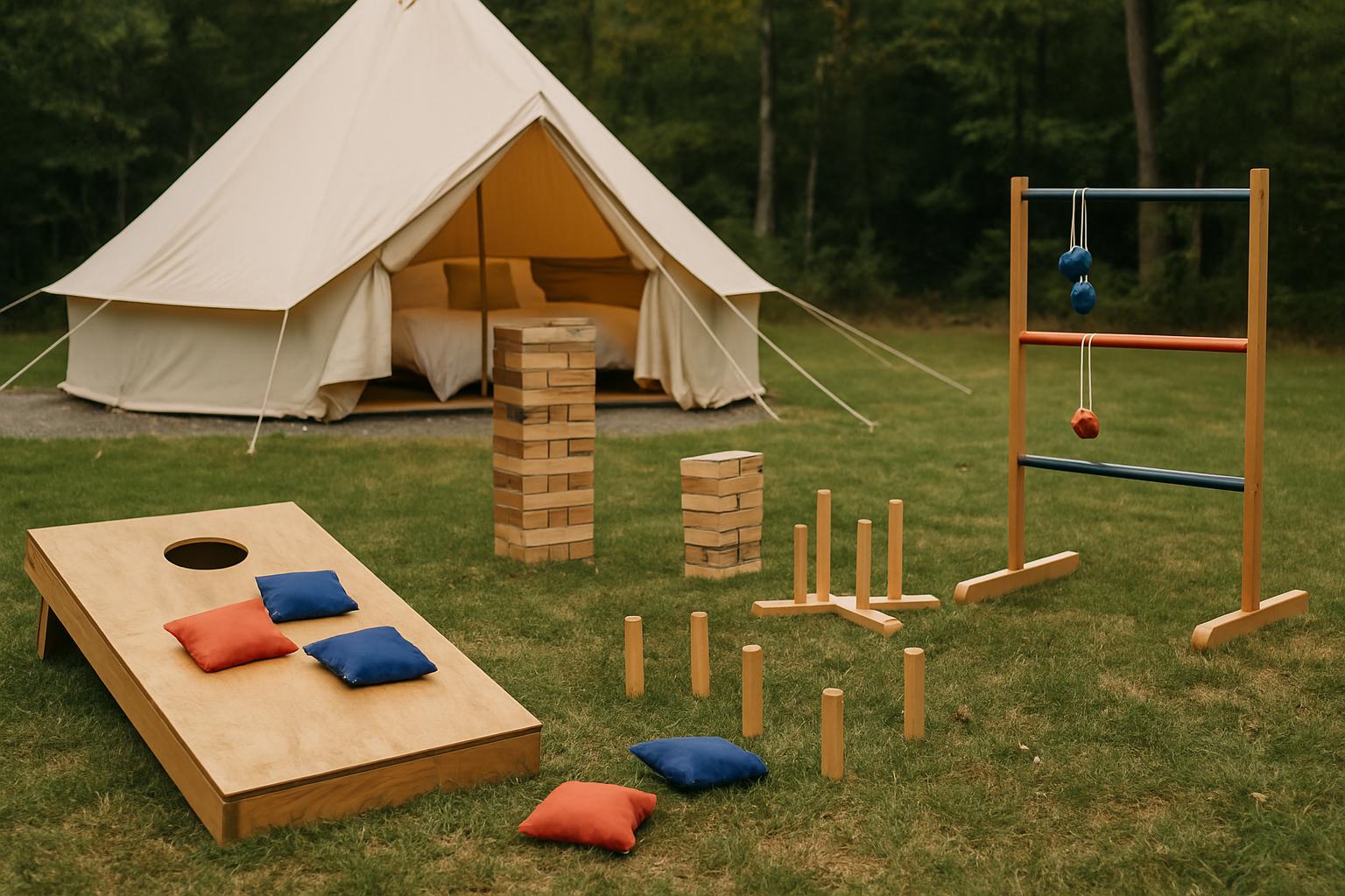 7 sjove udendørs spil til glamping – For hele familien