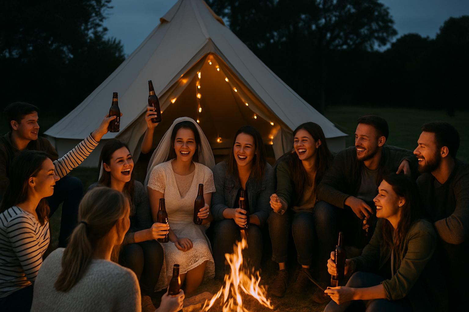 Polterabend med glamping – Sjov, luksus og unikke minder