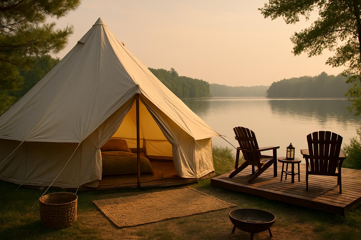 Glamping ved sø – Sådan kombinerer du luksus og vandaktiviteter