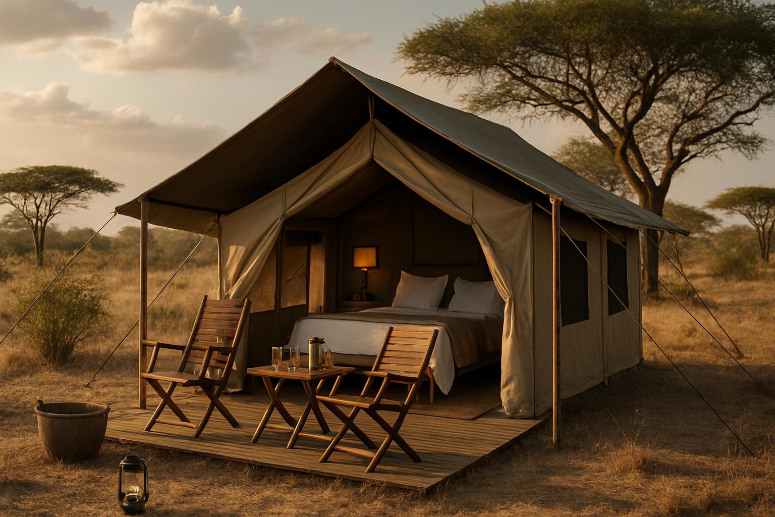 Safari-tema glamping i Danmark – Eventyr og eksotisk atmosfære